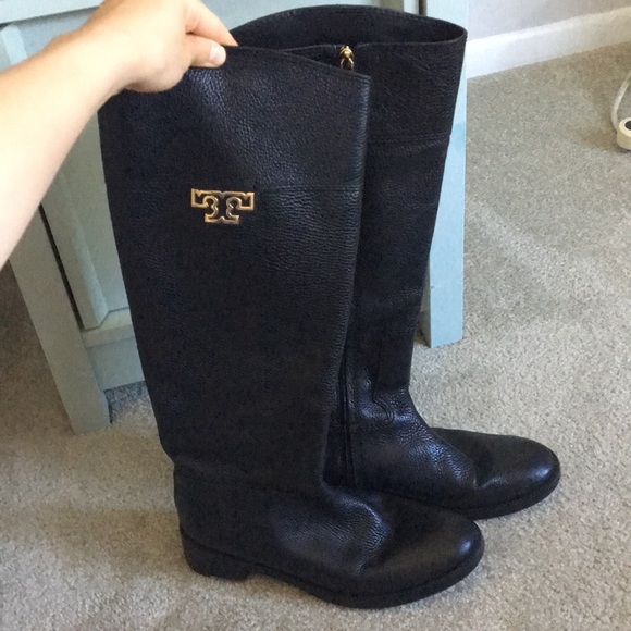 Tory Burch black boots - Picture 1 of 7